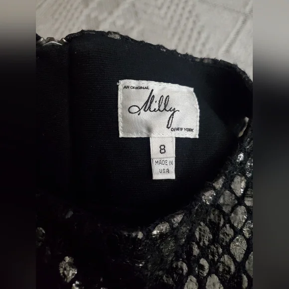 Milly Of New York Size 8 Dress New $425 - Picture 3 of 4